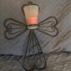Cross wall candle holder